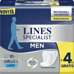Lines Specialist Men Level 1 14 Pezzi Pannoloni Per Adulti