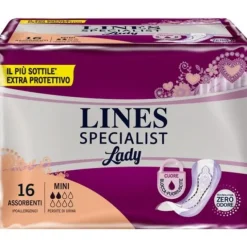 Lines Specialist Mini X16 16 Pezzi Pannoloni Per Adulti
