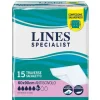 LINES SPECIALIST TRAVERSA CLINICA 60X90 CM CONFEZIONE DA 15 PEZZI TRAVERSINE ASSORBENTI MONOUSO PER PROTEZIONE DEL PIANO DI RIPOSO