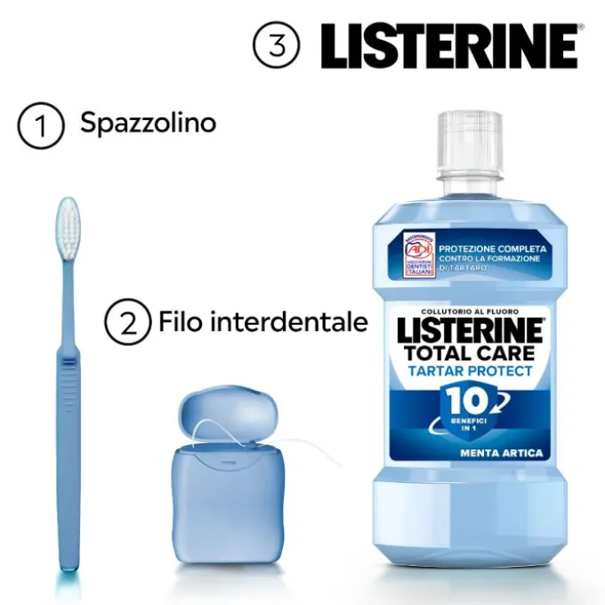 Listerine Advanced Tartar Control Collutorio Contro Il Tartaro 500 Ml