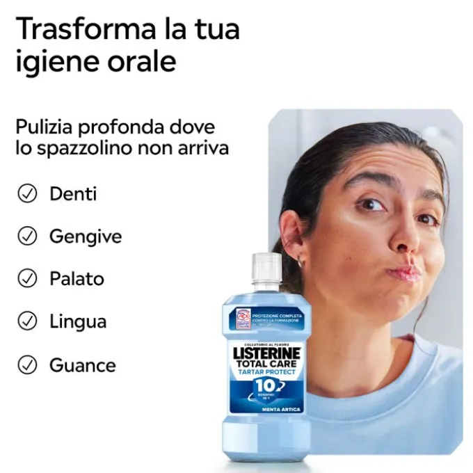 Listerine Advanced Tartar Control Collutorio Contro Il Tartaro 500 Ml