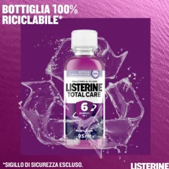 Listerine Total Care Collutorio Alla Menta Antiplacca E Antibatterico 95 Ml