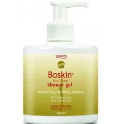 Logofarma Boskin Shower Gel Detergente Emolliente Pelle Secca 300 Ml Detersione Pelle Normale