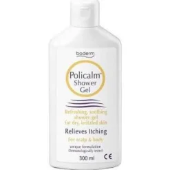 Logofarma Policalm Shower Gel Detergente Doccia Pelle Secca 300 Ml Idratazione Pelle Normale
