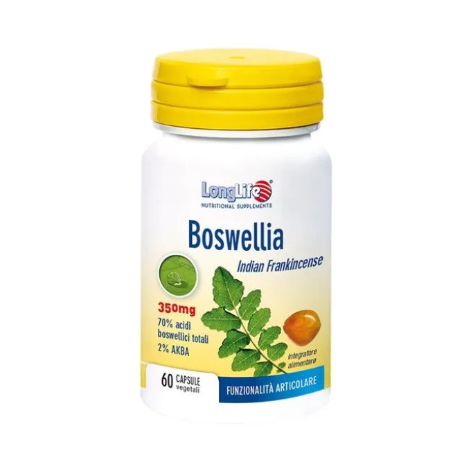 Longlife Boswellia 350 Mg Integratore 60 Capsule Salute Delle Articolazioni
