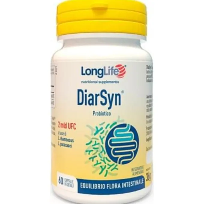 Longlife Diarsyn 60 Capsule Vegetali Diarrea