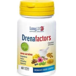 Longlife Drenafactors Integratore 60 Capsule Ritenzione Idrica