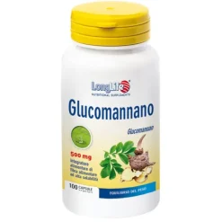 Longlife Glucomannano Integratore Dimagrante 100 Capsule Controllo Della Fame E Del Metabolismo