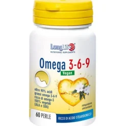 Longlife Omega 3-6-9 Vegan 750Mg Salute Del Cuore