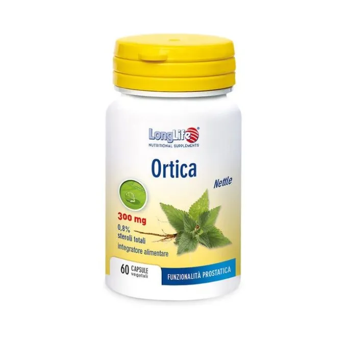 Longlife Ortica 300 Mg Integratore 50 Capsule Salute Intima Uomo