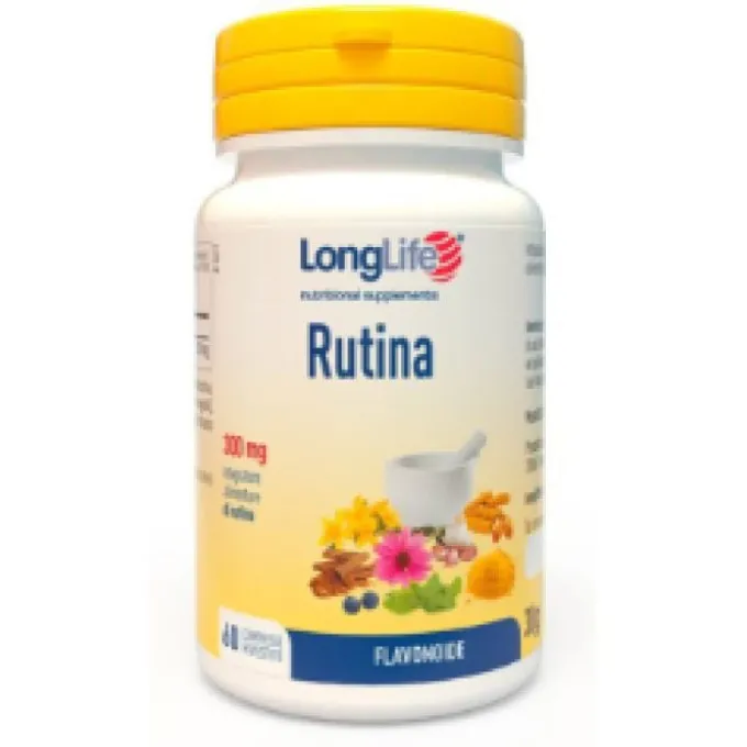 Longlife Rutina 300 Mg 60 Compresse Rivestite Integratori Venotonici