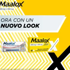Maalox 40Cpr Mast 400Mg+400Mg