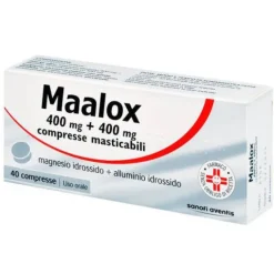 Maalox 40Cpr Mast 400Mg+400Mg