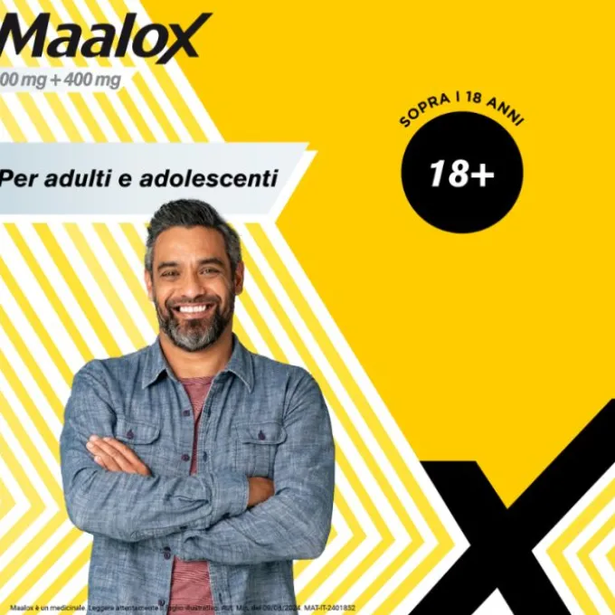 Maalox 40Cpr Mast 400Mg+400Mg