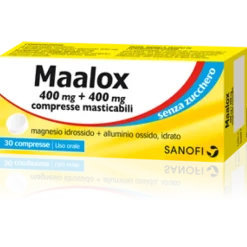 Maalox S/Z 30Cpr Limo400+400Mg