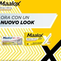 Maalox S/Z 30Cpr Limo400+400Mg