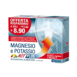 Magnesio Potassio Act Plus Integratore Di Sali Minerali 14 Bustine Spossatezza