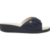 MANGO PRINTED SUEDE W NAVY BLUE 39