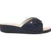MANGO PRINTED SUEDE W NAVY BLUE 41