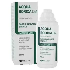 Marco Viti Acqua Borica Bagno Oculare 500 Ml Occhi Arrossati