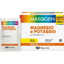 Marco Viti Massigen Integratore Di Magnesio E Potassio 24 + 6 Bustine Spossatezza