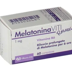 Marco Viti Melatonina Viti Retard 1Mg Integratore Sonno 60 Compresse