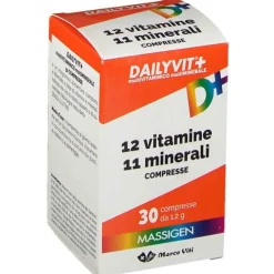 Massigen Dailyvit+ Integratore Multivitaminico Multiminerale 30 Compresse