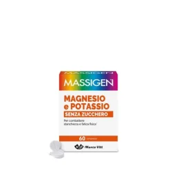 Massigen Magnesio E Potassio Integratore Senza Zucchero 60 Compresse Spossatezza