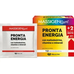 Massigen Sport Pronta Energia Integratore Energetico 12 Bustine