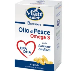 Matt Benessere Olio Di Pesce Omega 3 40 Gellule