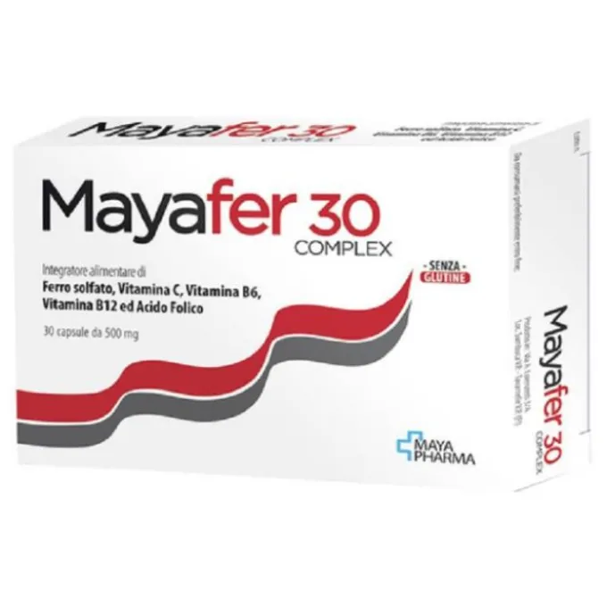 Mayafer 30 Complex 30 Capsule Ferro Ed Altri Minerali