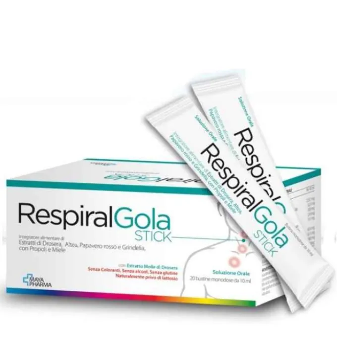 Maya Pharma Respiral Gola 20 Bustine 10 Ml