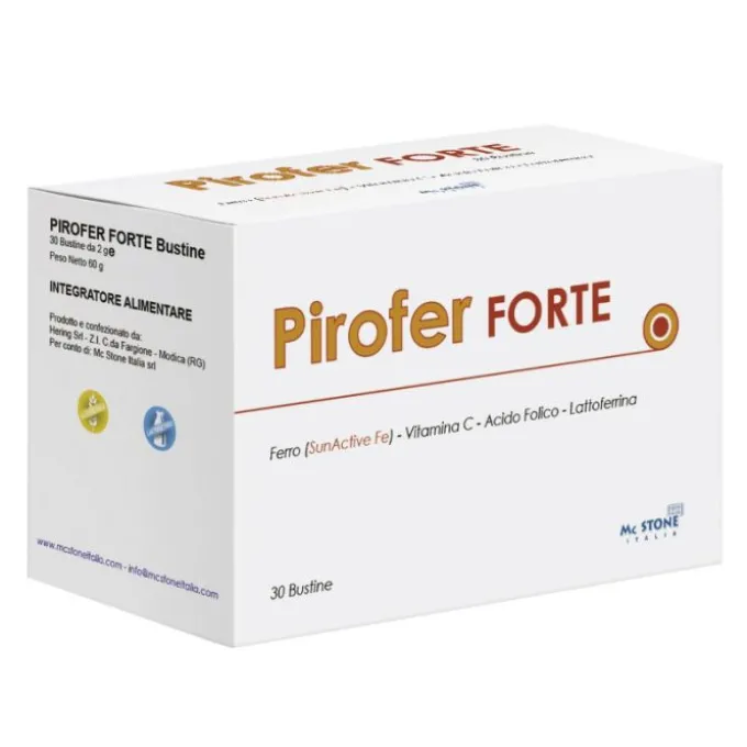 Mc Stone Pirofer Forte Integratore 30 Bustine Gravidanza