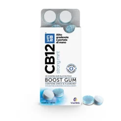 Meda Cb12 Boost Chewing-Gum Allo Xilitolo 10 Gomme Masticabili Menta Compresse