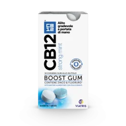 Meda Cb12 Boost Chewing-Gum Allo Xilitolo 10 Gomme Masticabili Menta Compresse