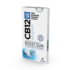 Meda Cb12 Boost Chewing-Gum Allo Xilitolo 10 Gomme Masticabili Menta Compresse
