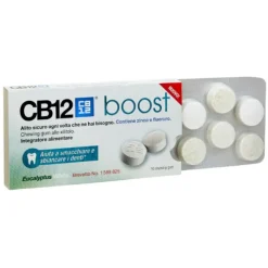 Meda Pharma Spa Cb12 Boost Eucal White 10Chew Compresse