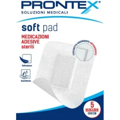 MEDICAZIONE ADESIVA STERILE PRONTEX SOFT PAD 10X6 CM - DISPOSITIVO MEDICO CLASSE IIA