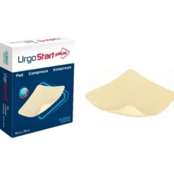 Medicazione Idro-Detergente Fibre Poliassorbenti Gelificantiurgostart Plus Pad 10X10 Cm 10 Pezzi