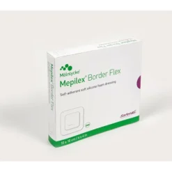 Medicazione In Schiuma Di Poliuretano Mepilex Border Flex 10X10 Cm 5 Pezzi