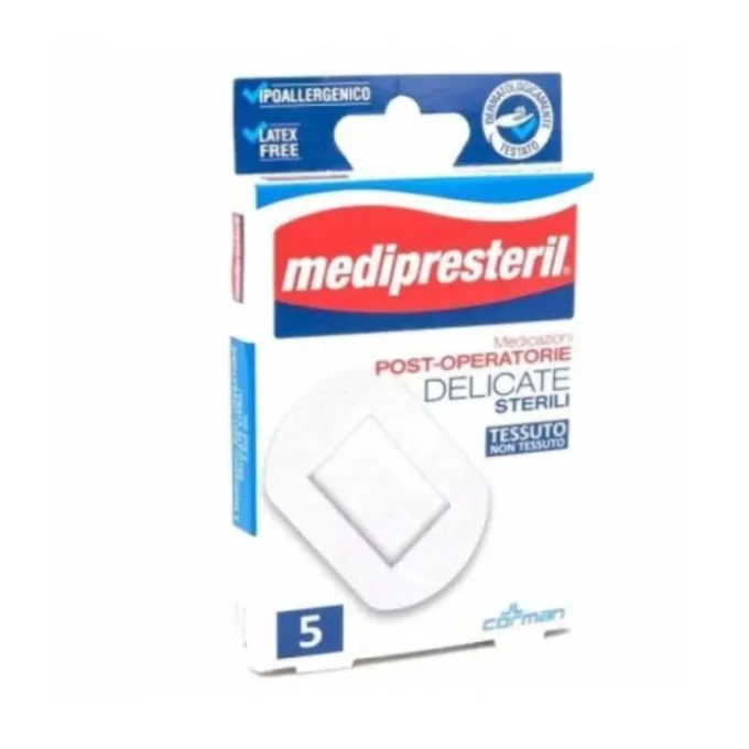 Medicazione Medipresteril Post Operatoria Delicata Sterile 8X10 5 Pezzi