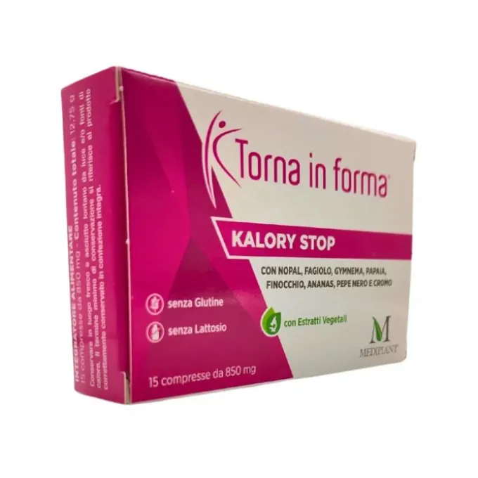 Mediplant Torna In Forma Kalory Stop Compresse 12 Compresse Controllo Della Fame E Del Metabolismo