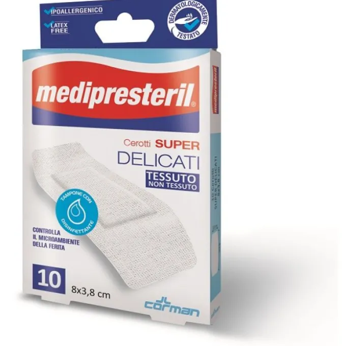 Medipresteril Cerotti Delicati Super 8 X 3,8 10 Pezzi
