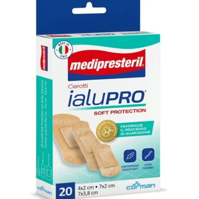 Medipresteril Cerotti Ialupro Soft Protection 3 Formati Assortiti 20 Pezzi