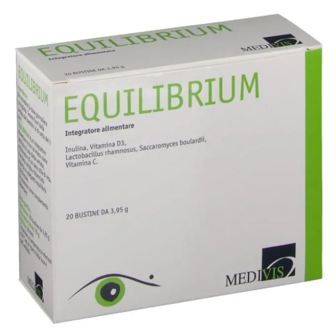Medivis Equilibrium Integratore 20 Bustine Nuova Formula Fermenti Lattici