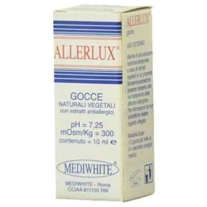Mediwhite Allerlux Gocce Naturali Vegetali 10 Ml