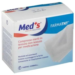 Med's Compressa Di Garza Tnt Sterile Peel Open 10 X 10 Cm 12 Pezzi