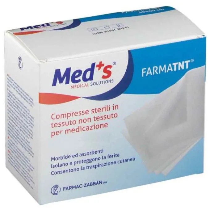 Med's Compressa Di Garza Tnt Sterile Peel Open 10 X 10 Cm 12 Pezzi