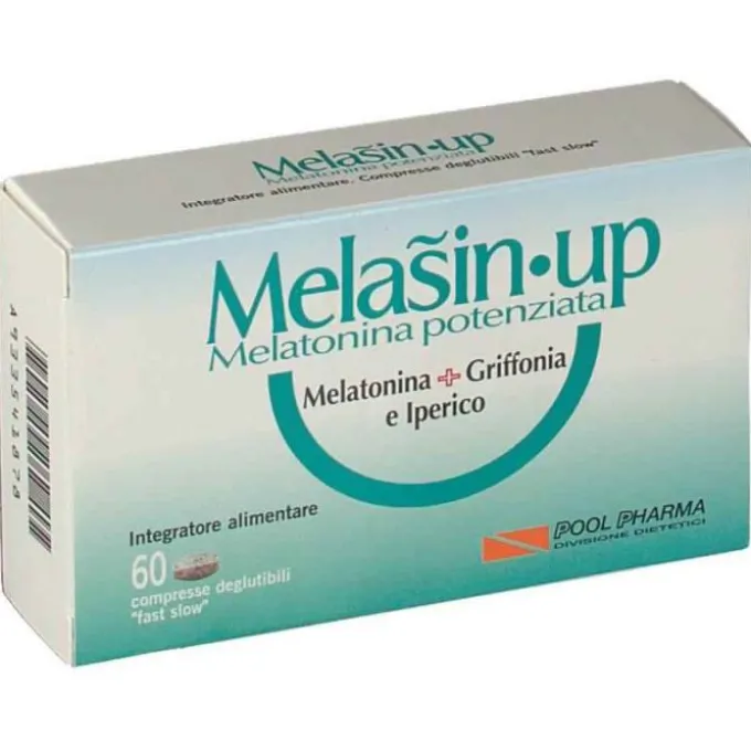 Melasin-Up Integratore Sonno Formula Potenziata 60 Compresse