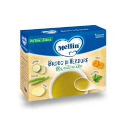 Mellin Brodi Brodo Di Verdure 10X8Gr Ct.10 Creme E Minestrine